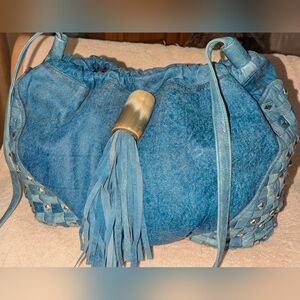 VST Vintage Horn With Tassel Shoulder Bag. Made In USA